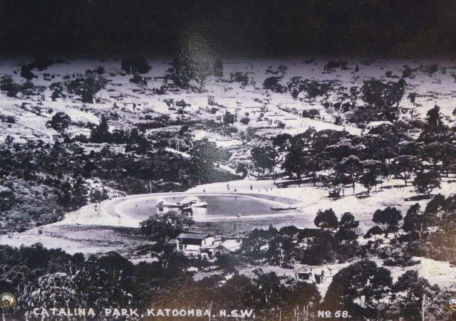 Catalina Park race track at the Gully-Koories were moved off in 1959